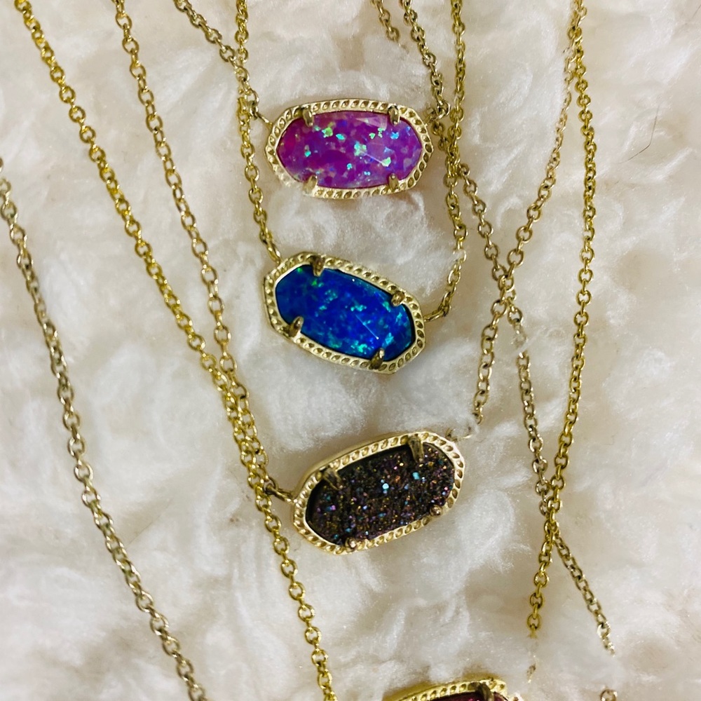 Kendra Scott Elisa in Royal Blue Kyocera Opal - Picture 2 of 2